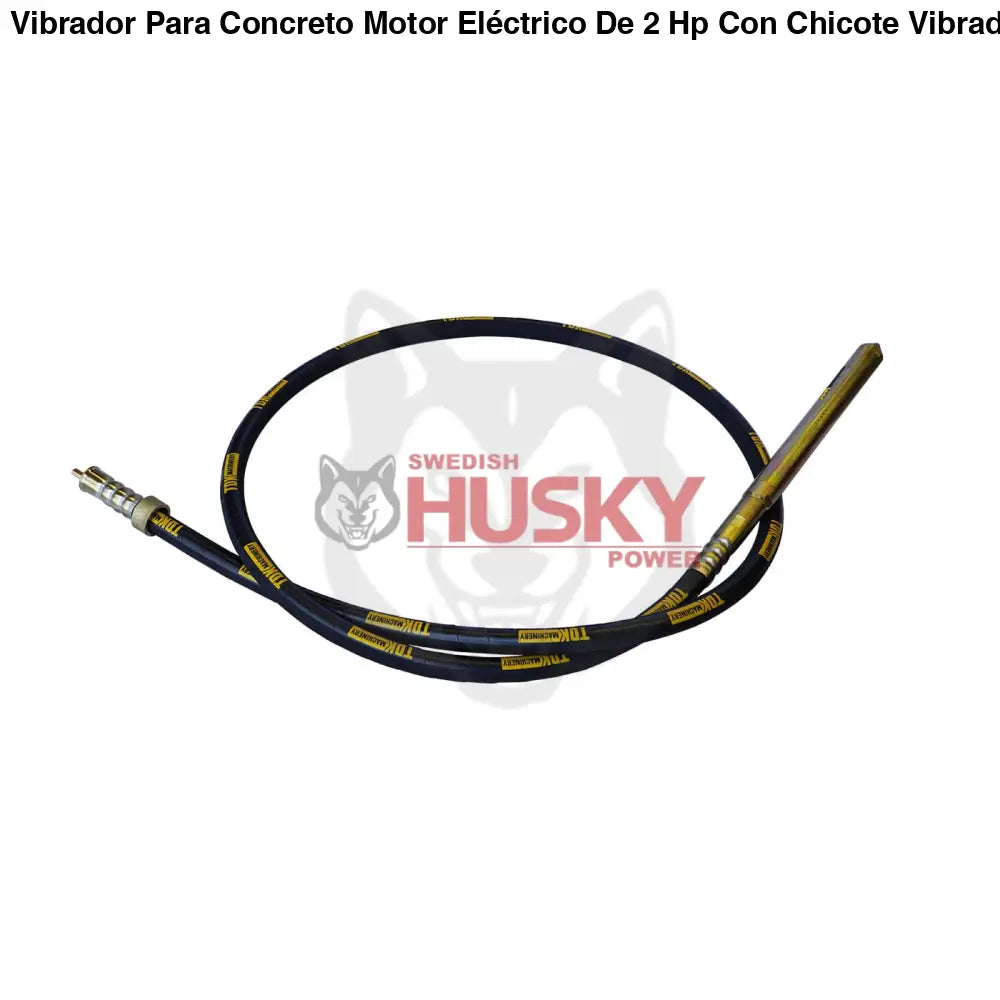 Vibrador Para Concreto Motor Eléctrico De 2 Hp Con Chicote Vibrador De 3.5 Metros 38MM Husky DYNA135