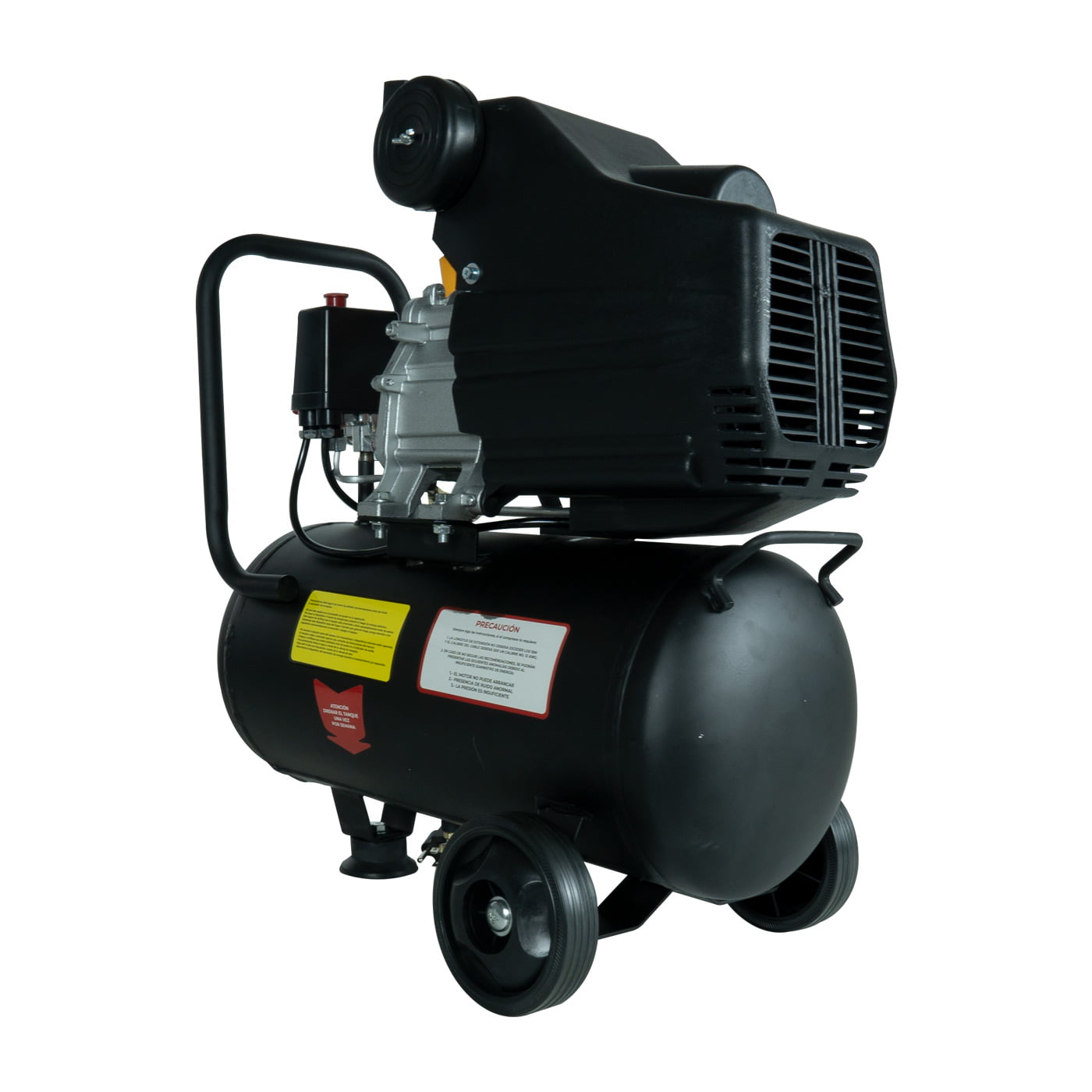 Kit Compresor de Aire Eléctrico De 2.5 Hp 110V Con Tanque De 25 Litros Y 115 Psi Con Pistola de Baja Presión y Manguera De 3 Metros Husky WINDER25