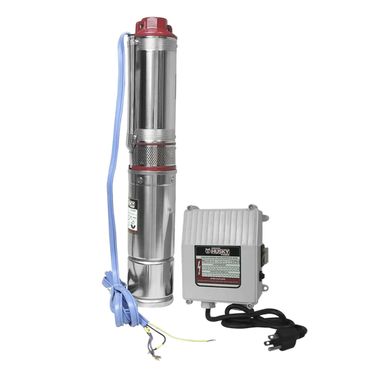 Bomba Sumergible De Agua Limpia Swedish Husky Power 1/4 Hp 110V Para Riego Agrícola FLUX25