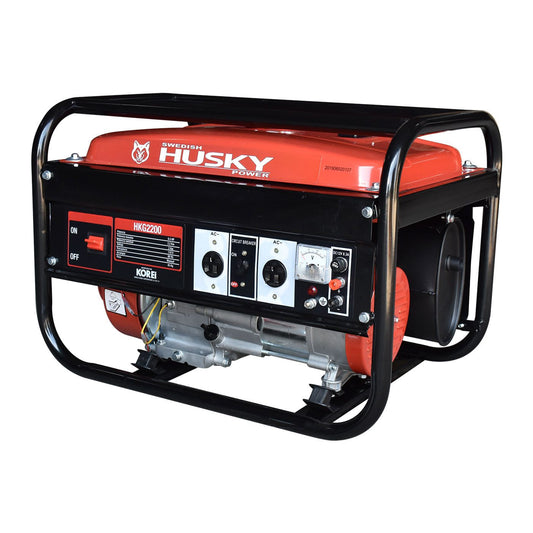 Generador A Gasolina Portátil 200cc 6.5 Hp 4 Tiempos 2000W-22000W Husky HKG2200