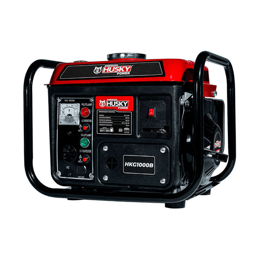 Generador A Gasolina Portátil 750W-900W Motor 60cc 2 Hp 2 Tiempos Husky HKG1000B