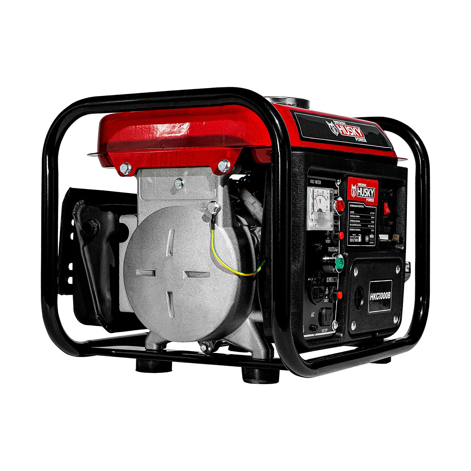 Generador A Gasolina Portátil 750W-900W Motor 60cc 2 Hp 2 Tiempos Husky HKG1000B