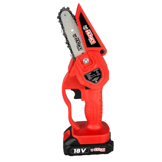 Mini Sierra Eléctrica Swedish Husky Power Con Barra 4 Pulgadas Batería 18v – HK-MINI40