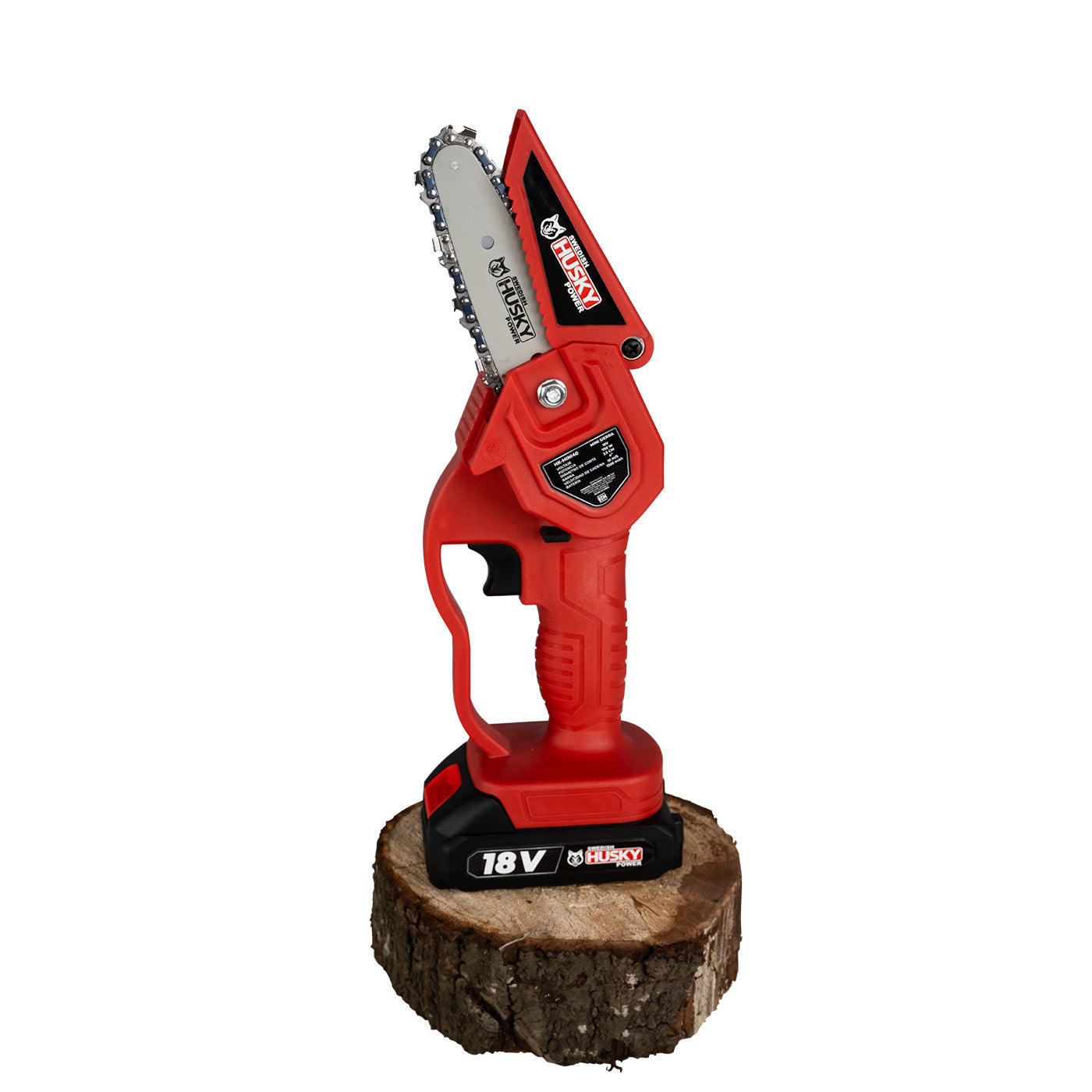 Mini Sierra Eléctrica Swedish Husky Power Con Barra 4 Pulgadas Batería 18v – HK-MINI40