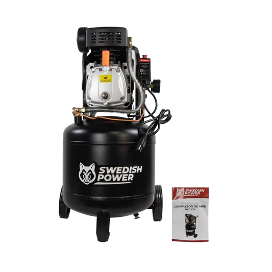 Compresor Vertical De Aire Electrico De 3 Hp 110v/60Hz 116 Psi Swedish Husky Power HKC50V