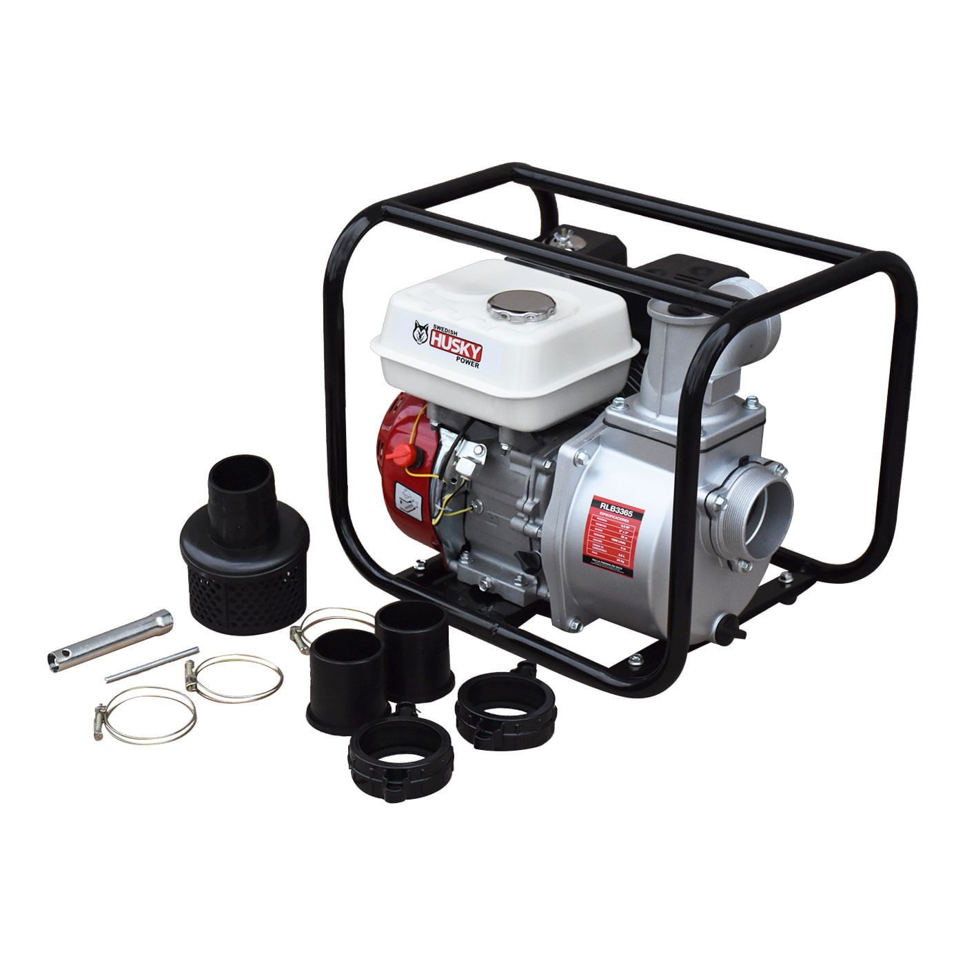 Motobomba 3"x3" Motor A Gasolina 6.5 Hp Autocebante 4 Tiempos Husky RLB3365