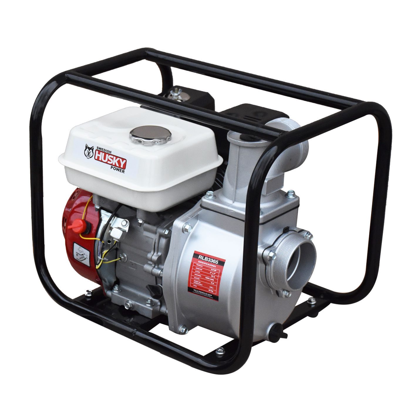 Motobomba 3"x3" Motor A Gasolina 6.5 Hp Autocebante 4 Tiempos Husky RLB3365