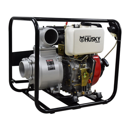 Motobomba A Diesel 10 Hp Autocebante 4"x4" Husky HKBD4010A