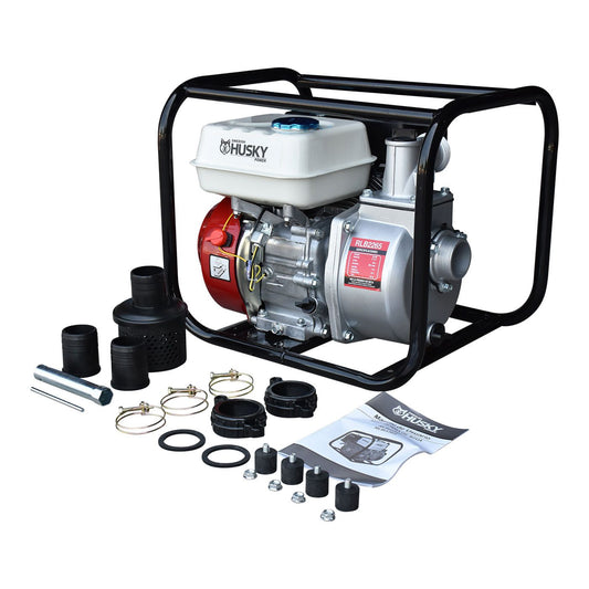 Motobomba A Gasolina 200cc 6.5 Hp Autocebante 4 Tiempos 2"x2" Husky RLB2265