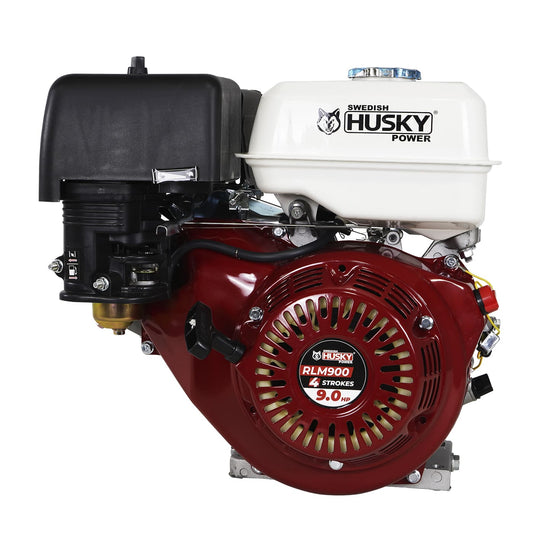 Motor A Gasolina 270cc 9 Hp Flecha Cuñero Arranque Manual Husky RLM900