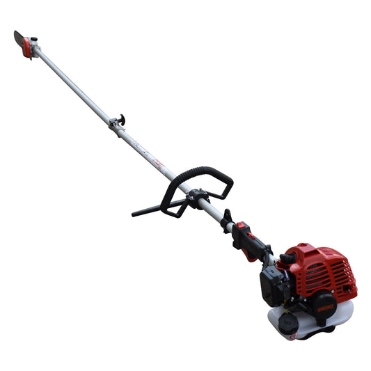 Motosierra Telescópica De 1.65m Y Barra De 12" Con Motor A Gasolina De 2 Tiempos 26cc 1.3Hp Husky HKMT2600