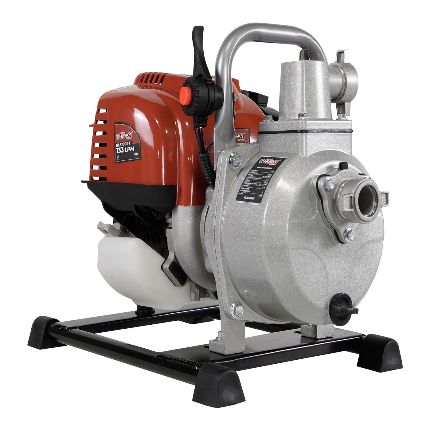 Motobomba A Gasolina 35cc 1.3 Hp Portátil Aucotcebante Motor Gasolina 4 Tiempos 1"x1" Husky RLB1004T