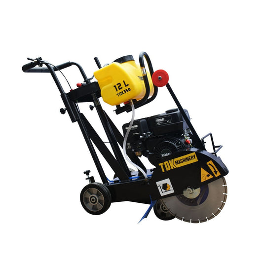 Cortadora De Piso Para Concreto Con Motor A Gasolina De 6.7Hp Para Discos De 14" TDK TDK350-KR67