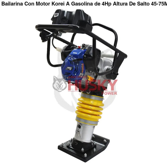 Bailarina Con Motor Korei A Gasolina de 4Hp Altura De Salto  45-75MM 640-680GPM  IMPACT700
