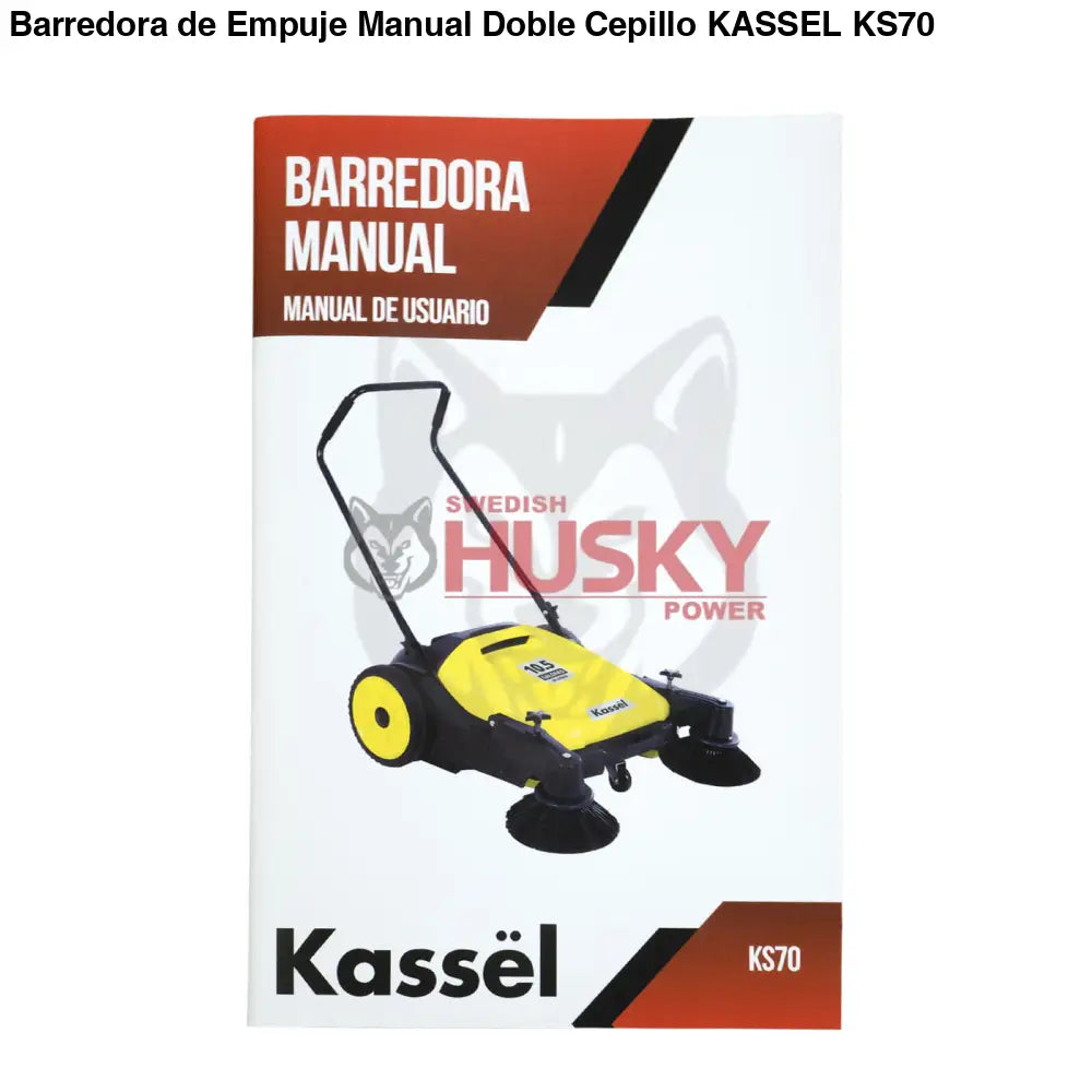 Barredora de Empuje Manual Doble Cepillo KASSEL KS70