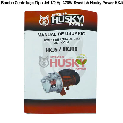 Bomba Centrifuga Tipo Jet 1/2 Hp 370W Swedish Husky Power HKJ5