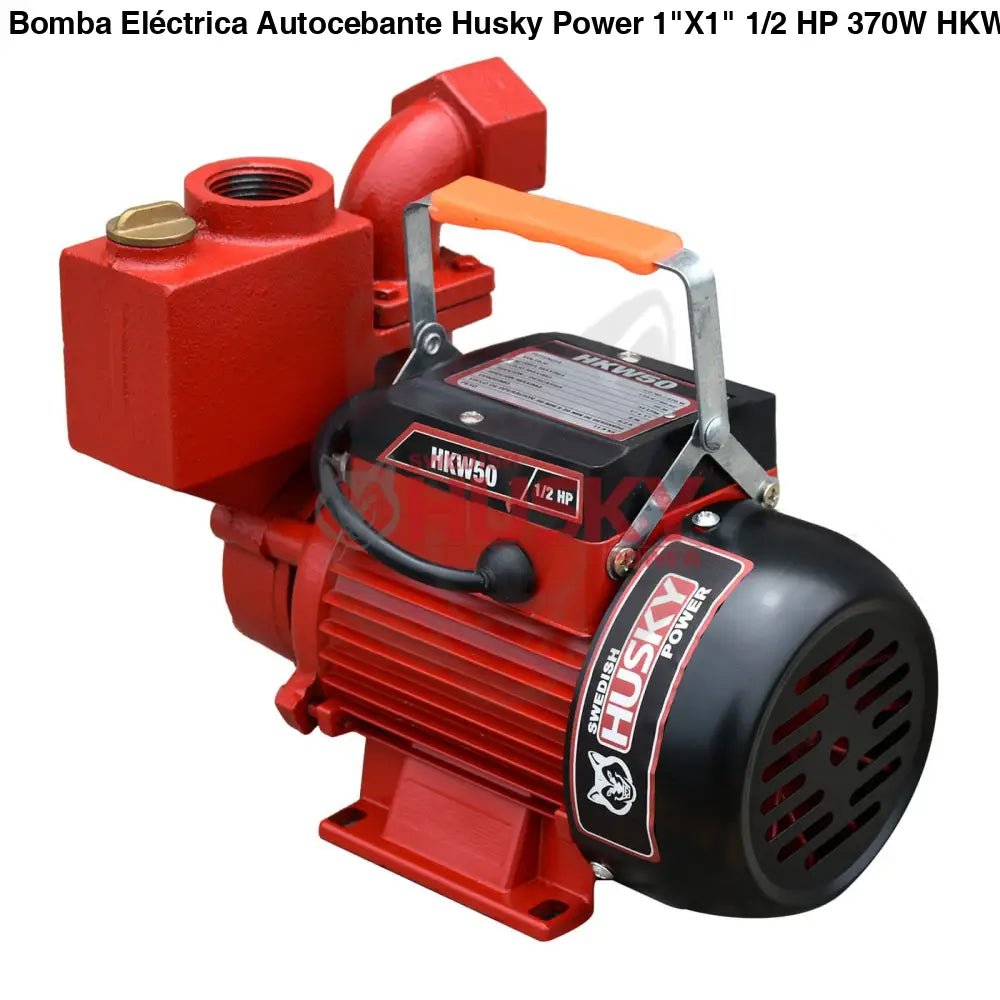 Bomba Eléctrica Autocebante Husky 1"X1" 1/2 HP 370W HKW50