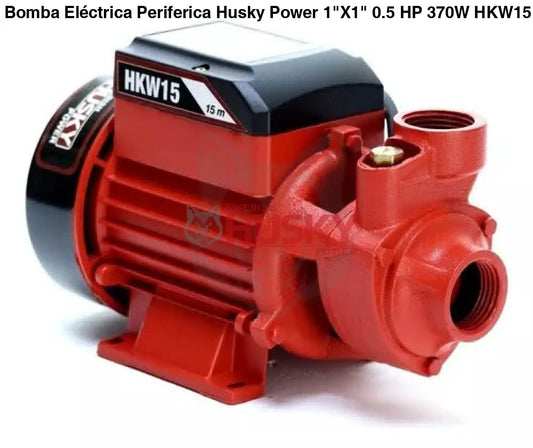 Bomba Eléctrica Periferica Husky 1"X1" 0.5 HP 370W HKW15