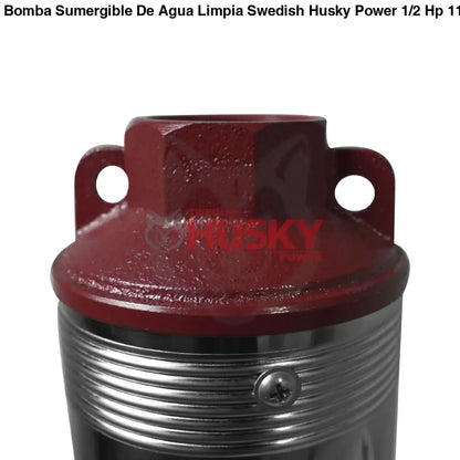 Bomba Sumergible De Agua Limpia Swedish Husky Power 1/2 Hp 110V Para Riego Agrícola FLUX50