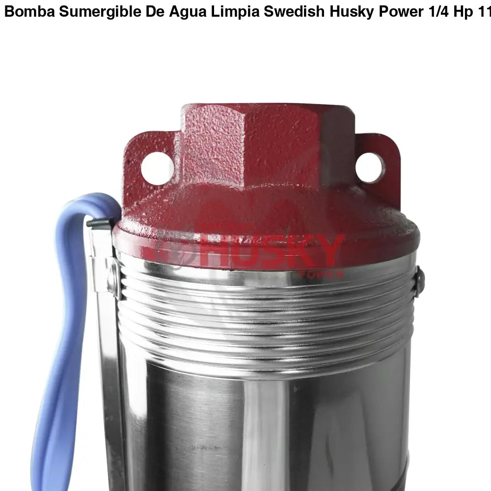 Bomba Sumergible De Agua Limpia Swedish Husky Power 1/4 Hp 110V Para Riego Agrícola FLUX25