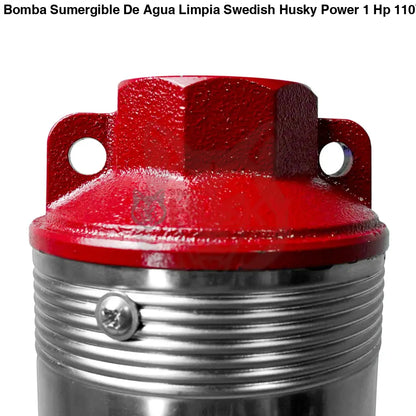 Bomba Sumergible De Agua Limpia Swedish Husky Power 1 Hp 110V Para Riego Agrícola FLUX100