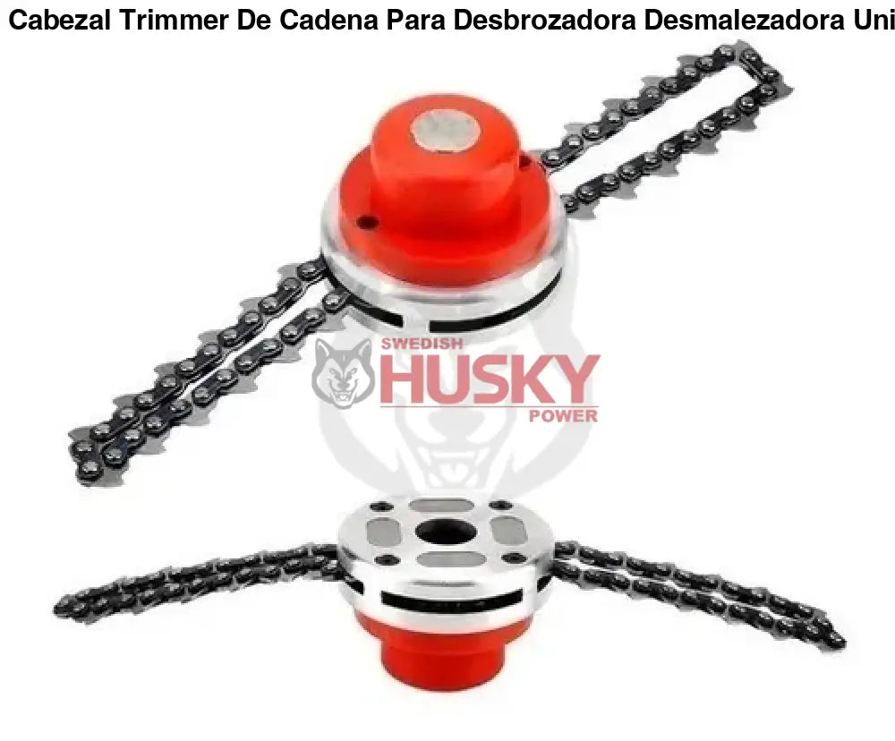 Cabezal Trimmer De Cadena Para Desbrozadora Desmalezadora Universal 1" C1621