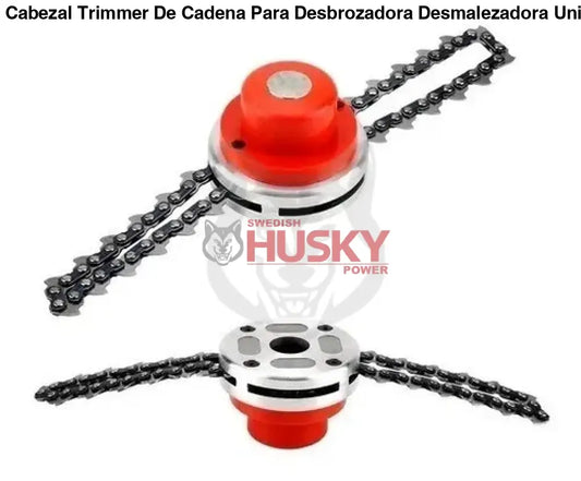 Cabezal Trimmer De Cadena Para Desbrozadora Desmalezadora Universal 1" C1621