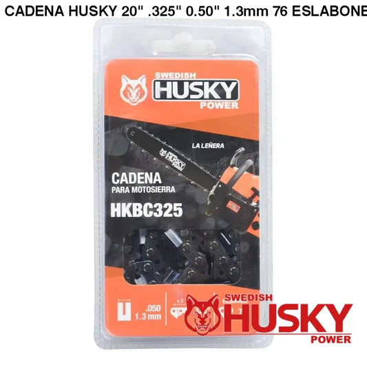 CADENA HUSKY 20.325 0.50 1.3mm 76 ESLABONES 38 DIENTES
