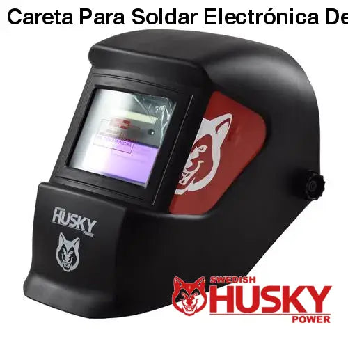 Careta Para Soldar Electrónica De Sombra Variable Negra