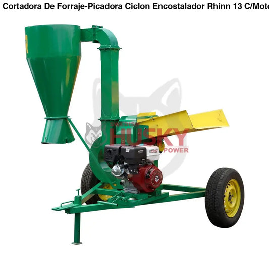 Cortadora De Forraje-Picadora Ciclon Encostalador Rhinn 13 C/Motor Husky 16 HP RKPDC30R-HSK16
