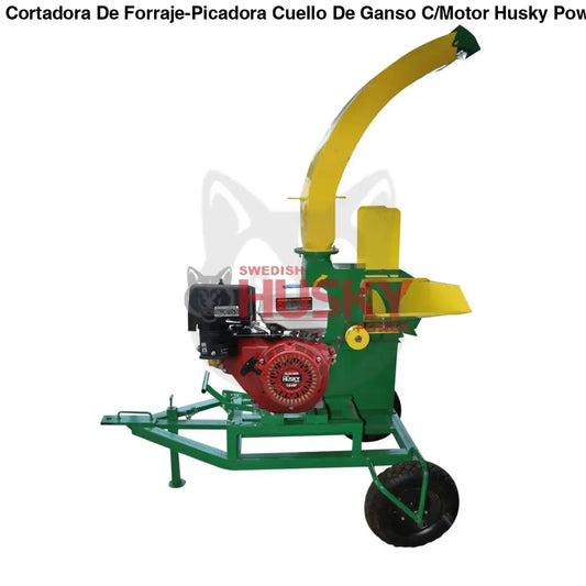Cortadora De Forraje-Picadora Cuello De Ganso C/Motor Husky 16 HP-RKPD65RJ-HKS16 - AGRICOLA