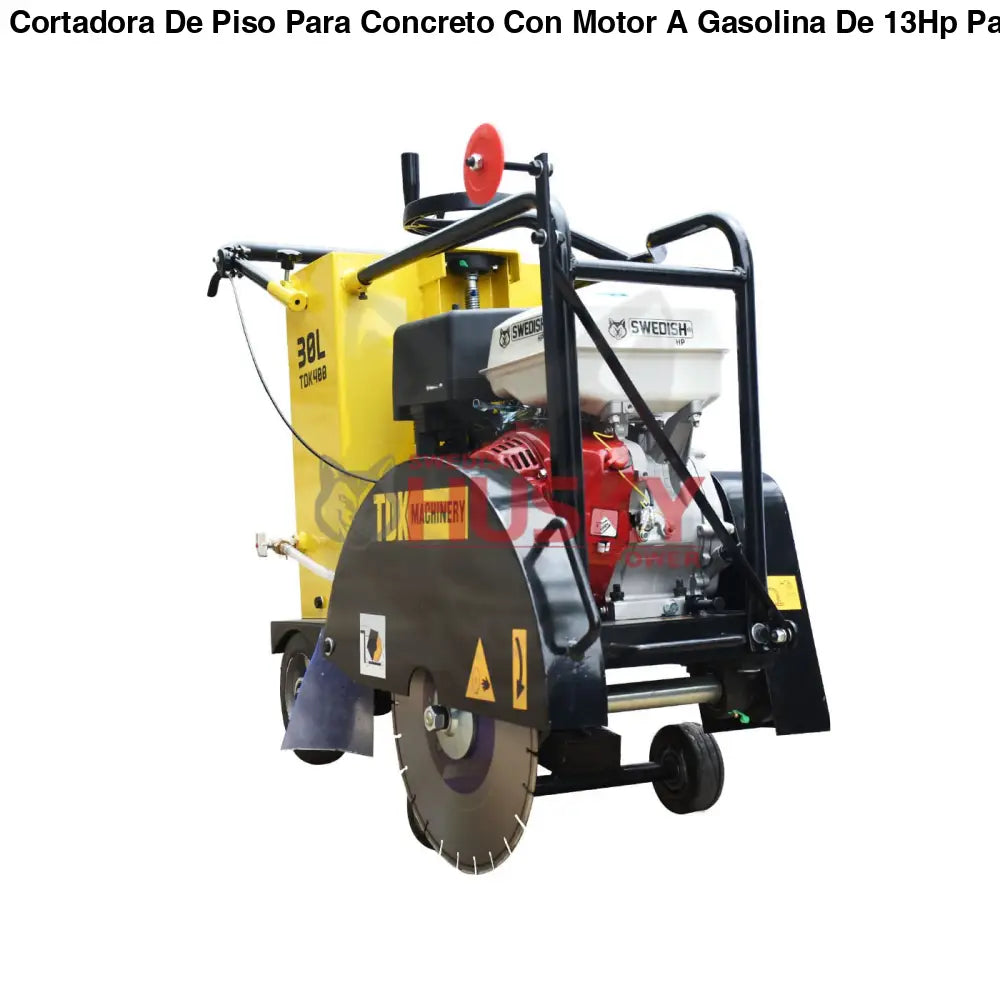 Cortadora De Piso Para Concreto Con Motor A Gasolina De 13Hp Para Discos De 14" TDK TDK400-HK13