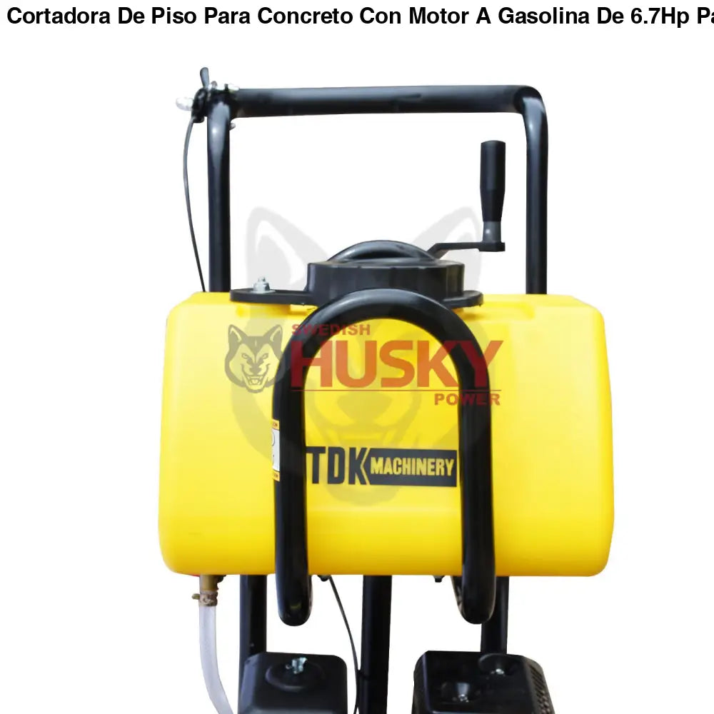 Cortadora De Piso Para Concreto Con Motor A Gasolina De 6.7Hp Para Discos De 14" TDK TDK350-KR67