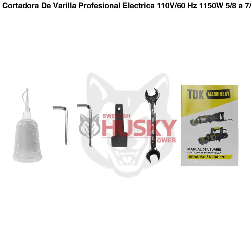 Cortadora De Varilla Profesional Electrica 110V/60 Hz 1150W  5/8 a 7/8 De Corte TDK MACHINERY - REBAR78