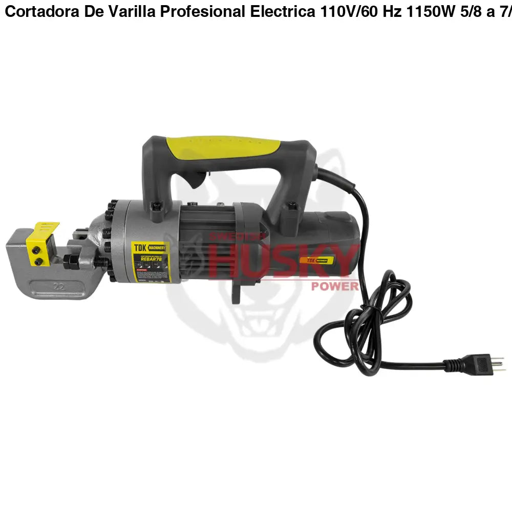 Cortadora De Varilla Profesional Electrica 110V/60 Hz 1150W  5/8 a 7/8 De Corte TDK MACHINERY - REBAR78