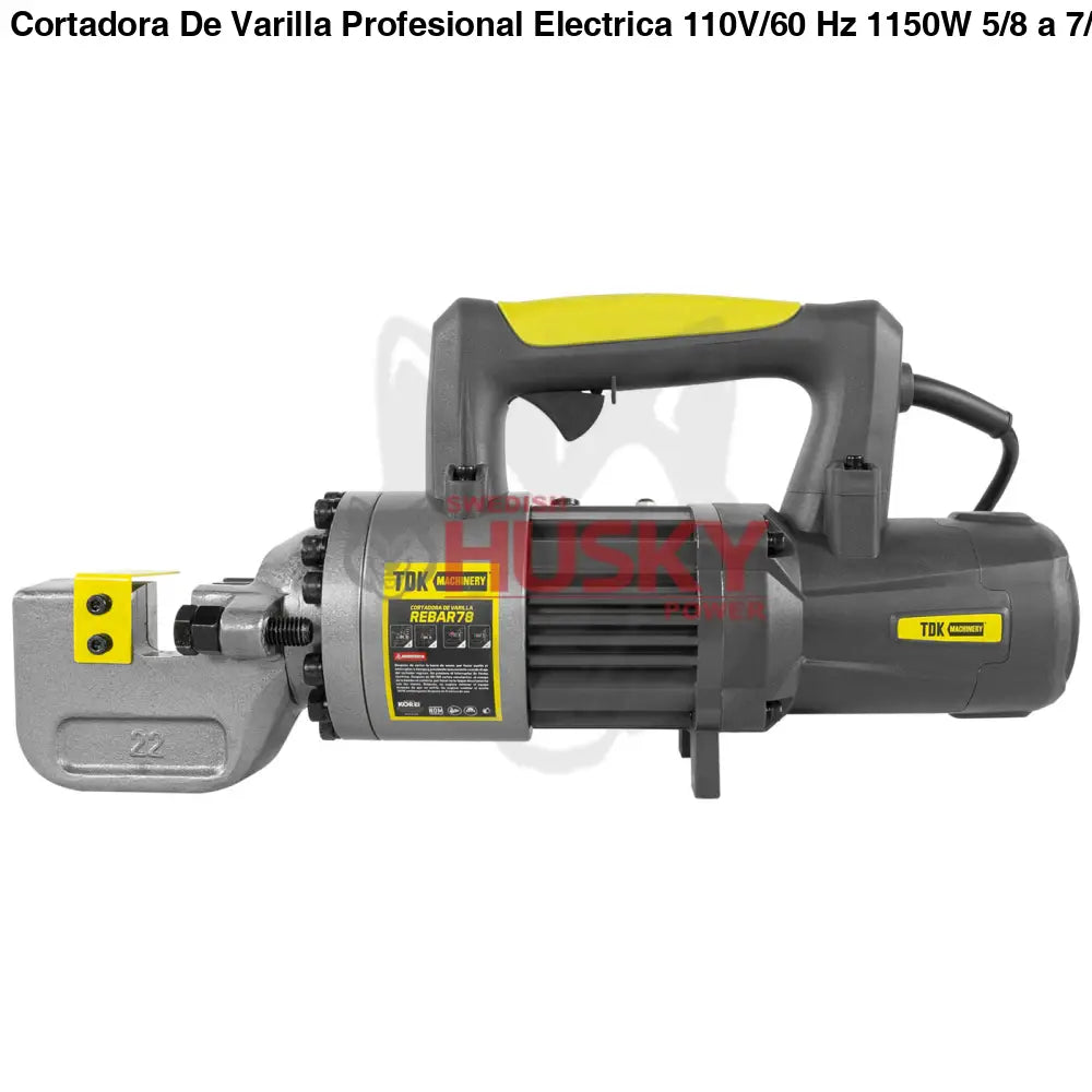 Cortadora De Varilla Profesional Electrica 110V/60 Hz 1150W  5/8 a 7/8 De Corte TDK MACHINERY - REBAR78