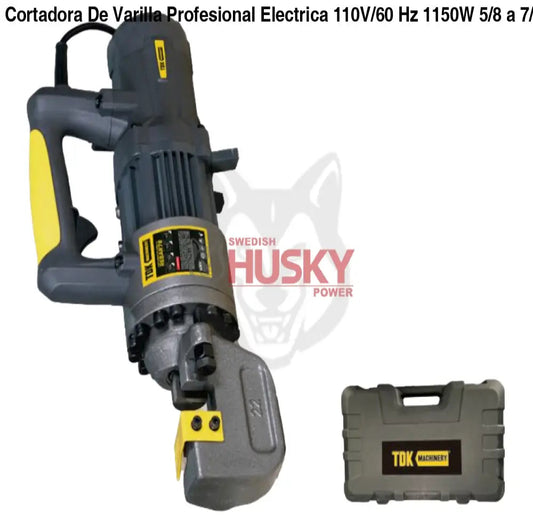 Cortadora De Varilla Profesional Electrica 110V/60 Hz 1150W  5/8 a 7/8 De Corte TDK MACHINERY - REBAR78