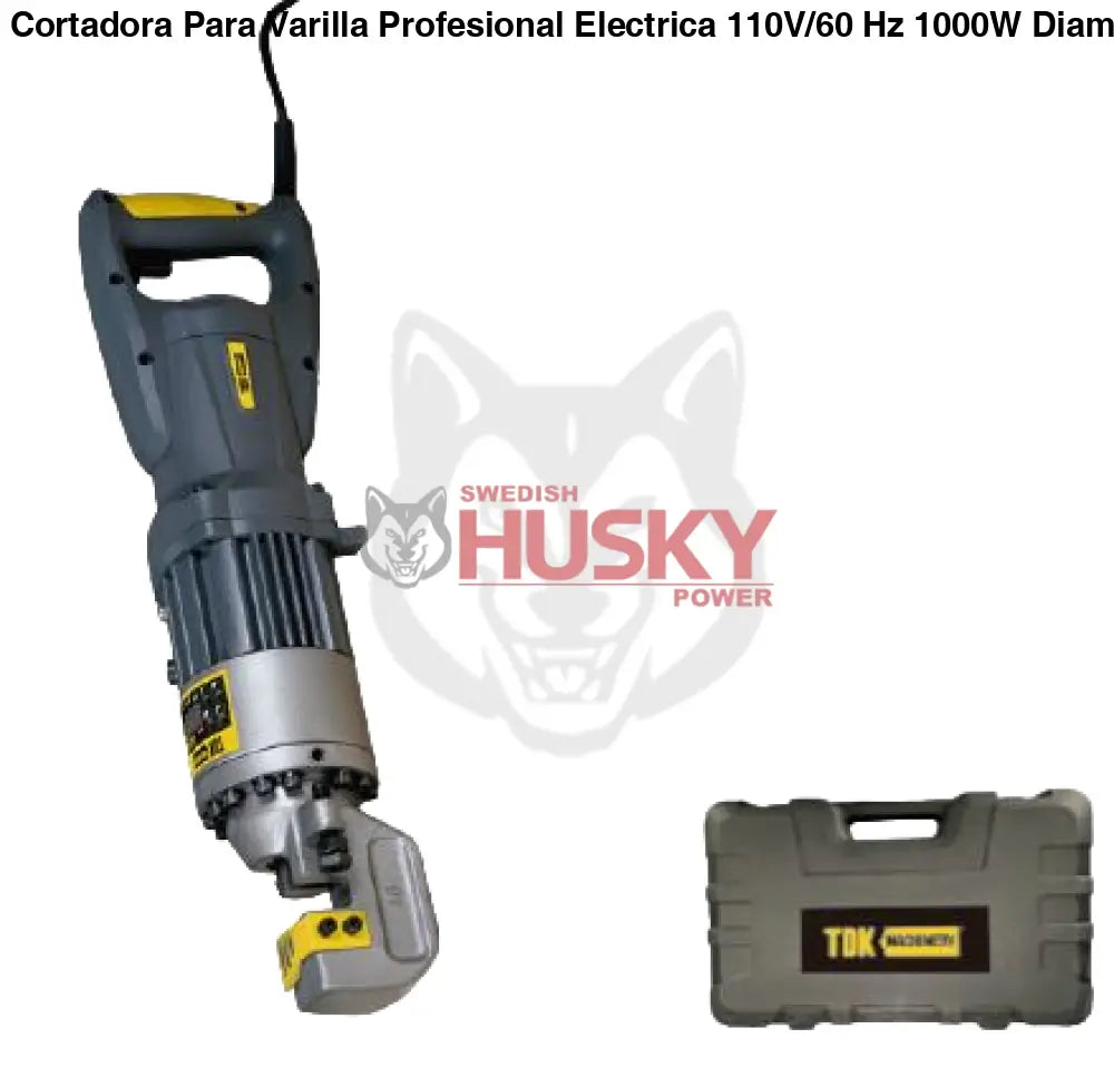 Cortadora Para Varilla Profesional Electrica 110V/60 Hz 1000W Diametro 5/32 a 5/8 TDK MACHINERY - REBAR58