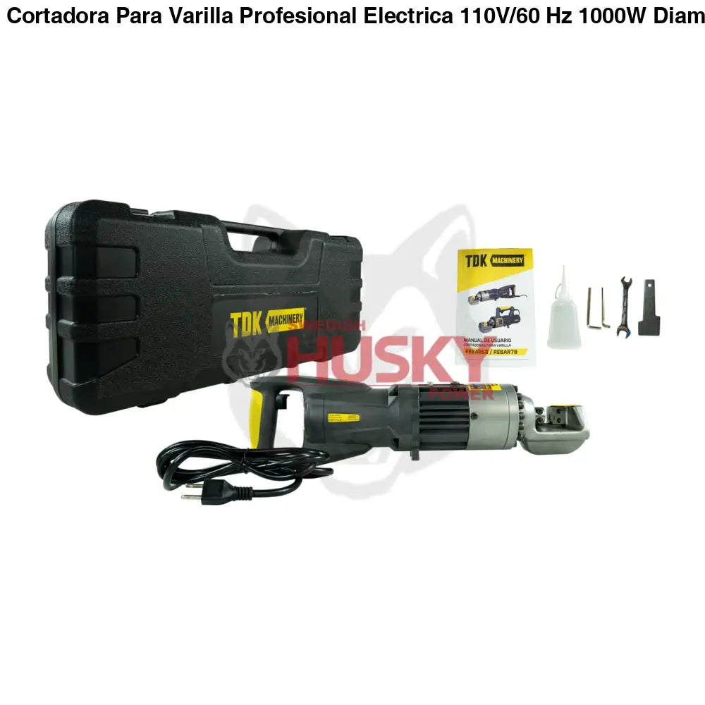 Cortadora Para Varilla Profesional Electrica 110V/60 Hz 1000W Diametro 5/32 a 5/8 TDK MACHINERY - REBAR58