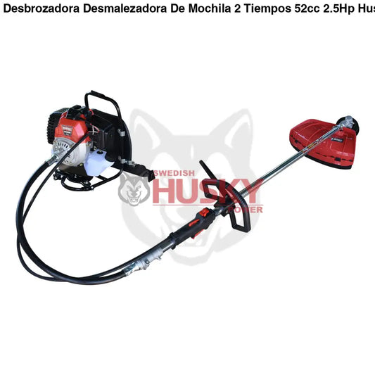 Desbrozadora Desmalezadora De Mochila 2 Tiempos 52cc 2.5Hp Husky HKDM520N