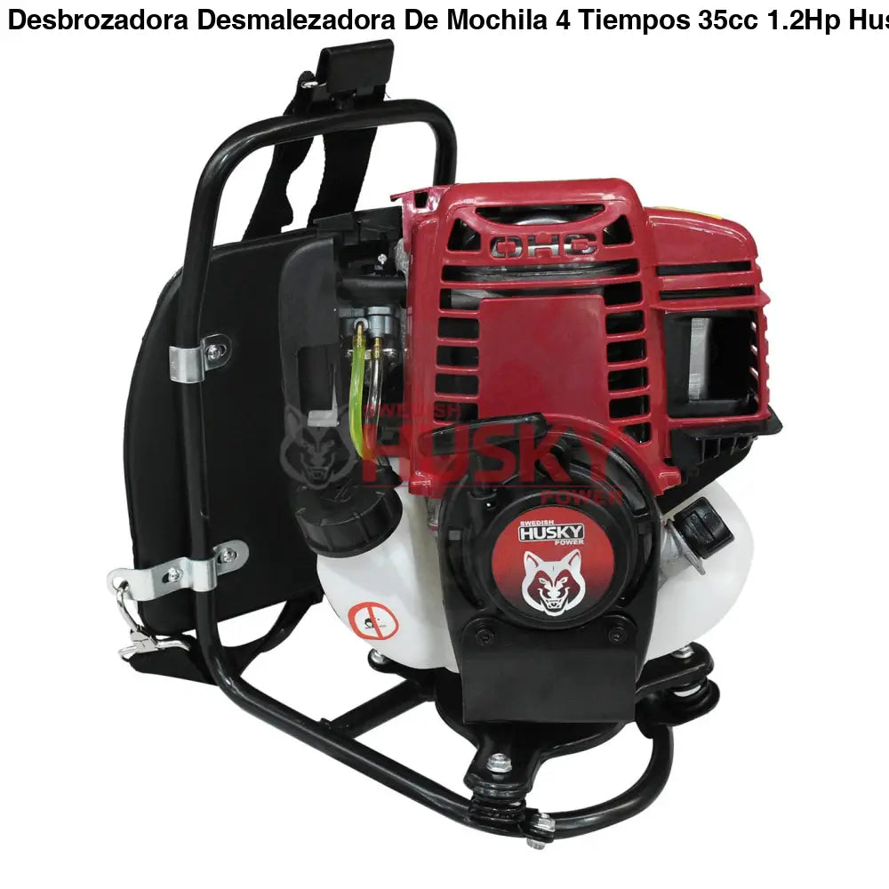 Desbrozadora Desmalezadora De Mochila 4 Tiempos 35cc 1.2Hp Husky HKD35M4T
