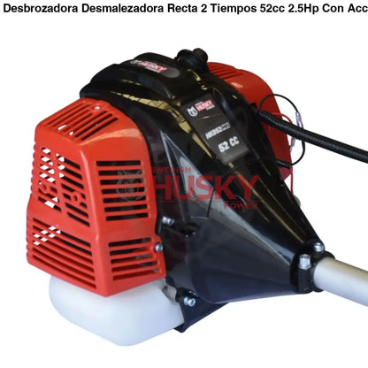 Desbrozadora Desmalezadora Recta 2 Tiempos 52cc 2.5Hp Con Accesorios (Empaque 2 Cajas) Husky HKD52MAS