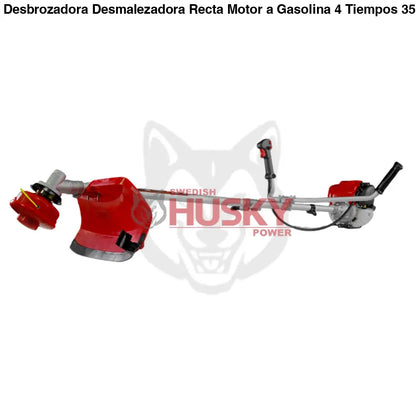 Desbrozadora Desmalezadora Recta Motor a Gasolina 4 Tiempos 35cc 1.2Hp Husky HKD354T