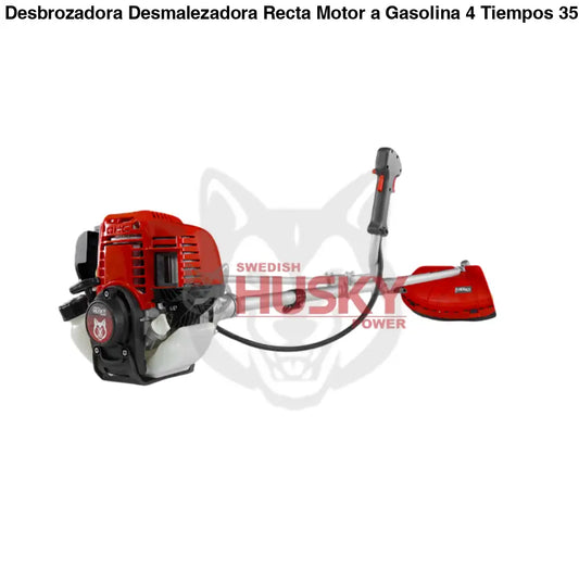 Desbrozadora Desmalezadora Recta Motor a Gasolina 4 Tiempos 35cc 1.2Hp Husky HKD354T