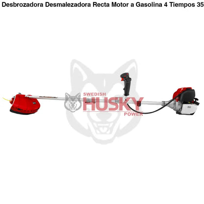 Desbrozadora Desmalezadora Recta Motor a Gasolina 4 Tiempos 35cc 1.2Hp Husky HKD354T