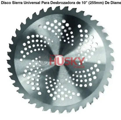 Disco Sierra Universal Para Desbrozadora de 10’’ (255mm) De Diametro Con 40 Dientes - Desbrozadora