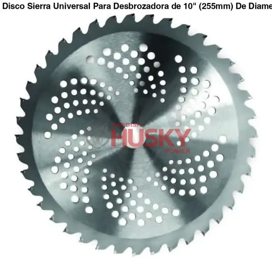 Disco Sierra Universal Para Desbrozadora de 10’’ (255mm) De Diametro Con 40 Dientes - Desbrozadora