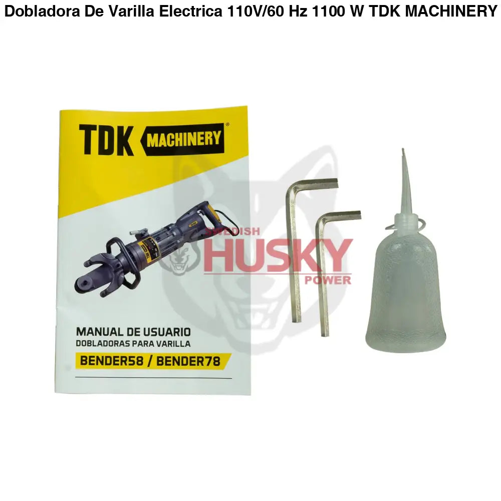 Dobladora De Varilla Electrica 110V/60 Hz 1100 W TDK MACHINERY - BENDER58