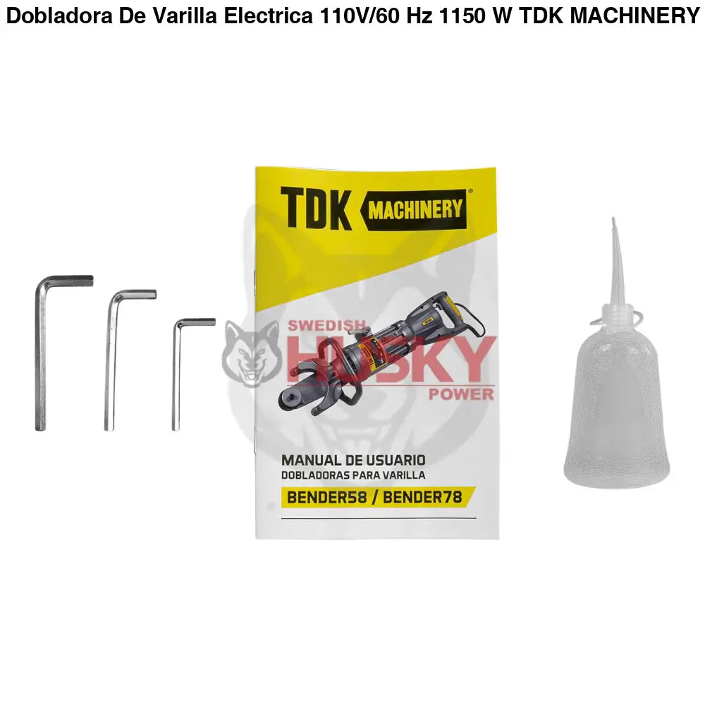 Dobladora De Varilla Electrica 110V/60 Hz 1150 W TDK MACHINERY - BENDER78