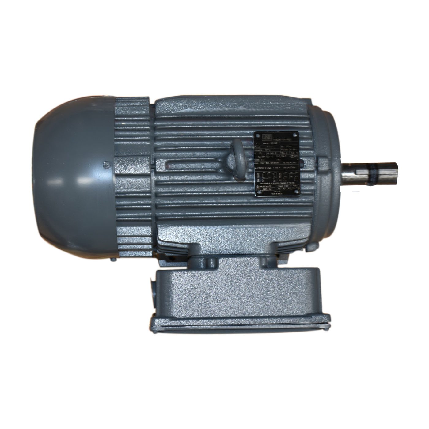Motor Eléctrico WEG 3 HP Monofásico 110/220 V 4 Polos 1725 RPM - RMWM3